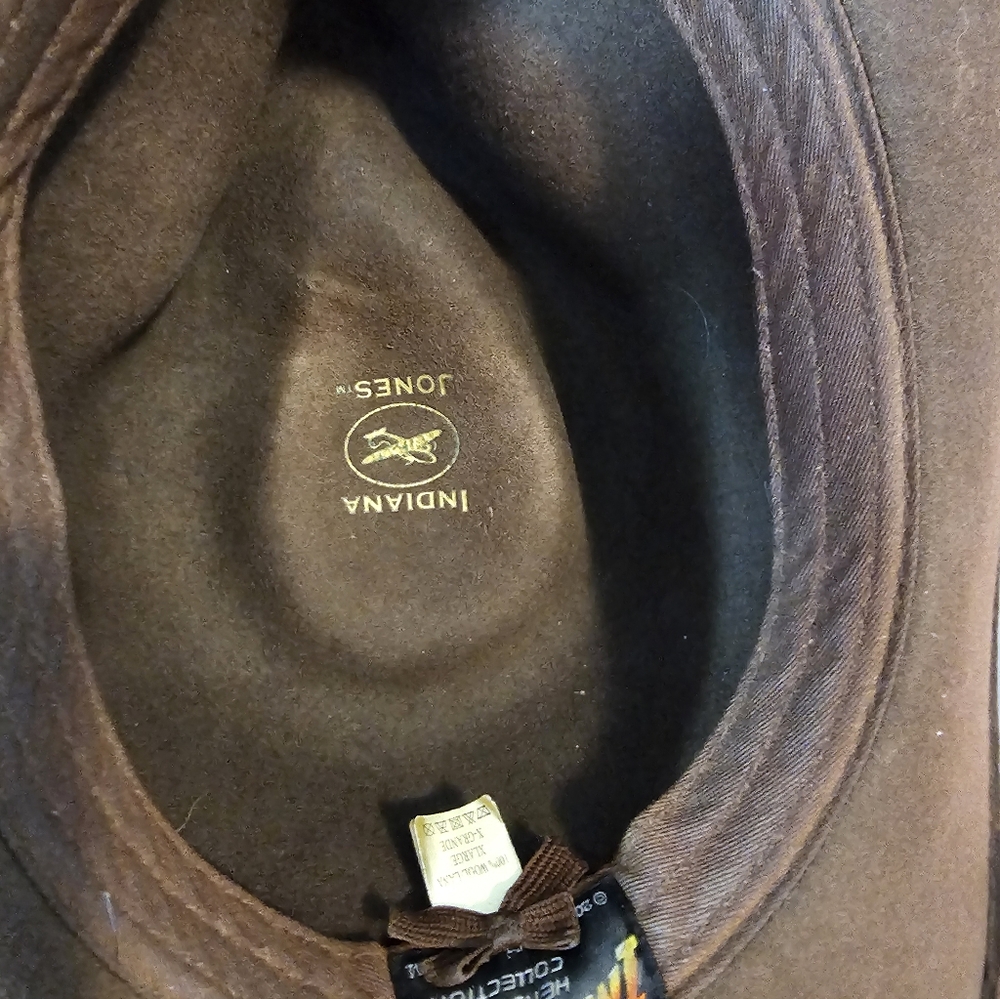 Vintage Indiana Jones Hat sz XL - Picture 3 of 4